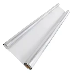Diamond Foil on White 110 Micron 4ft x 100ft
