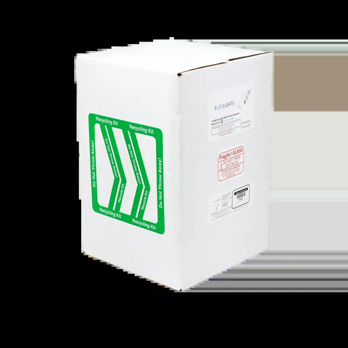 Recycling Kit for 2ft U-Shape Fluorescent Tubes
