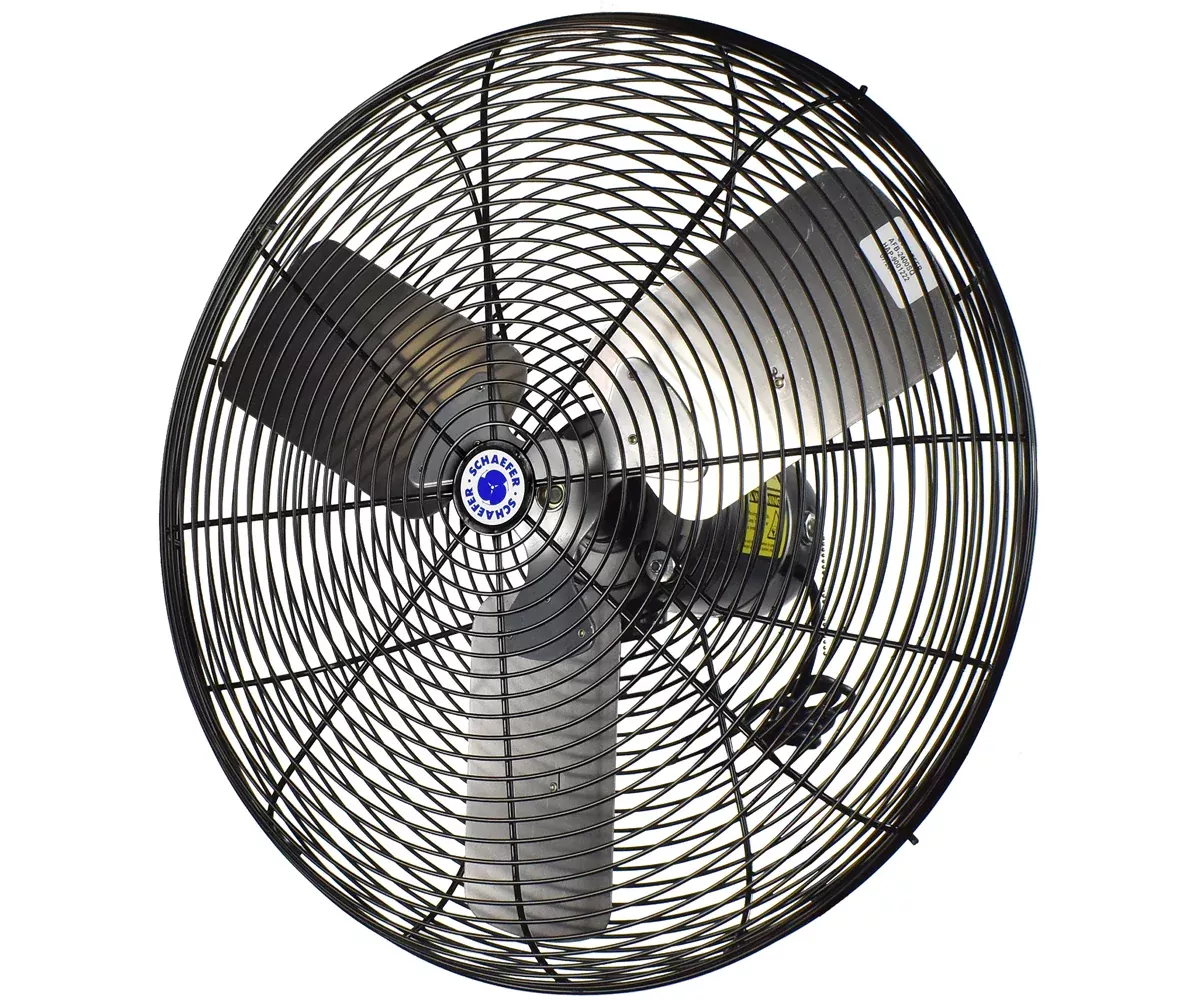 Schaefer 20" Oscillating Fan Head w/ OSHA Guards - Black