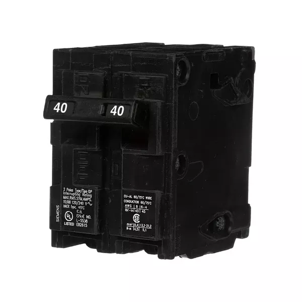 Siemens Q240 40-Amp Double Pole Type QP Circuit Breaker